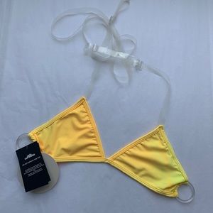 BIKINI TOP WITH CLEAR STRAP